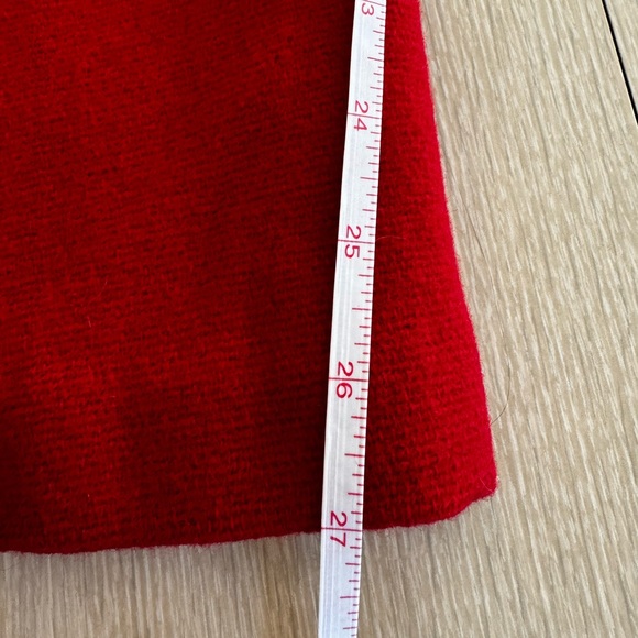 RED VINTAGE VIRGIN WOOL PANTSUIT - Picture 11 of 16